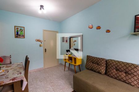 Sala de apartamento para alugar com 1 quarto, 52m² em Aviação, Praia Grande