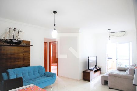 Sala de apartamento para alugar com 2 quartos, 80m² em Guilhermina, Praia Grande