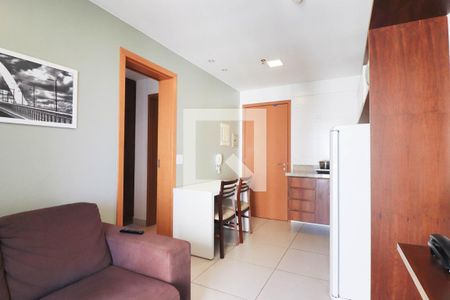 Sala de kitnet/studio para alugar com 1 quarto, 33m² em Sul (águas Claras), Brasília