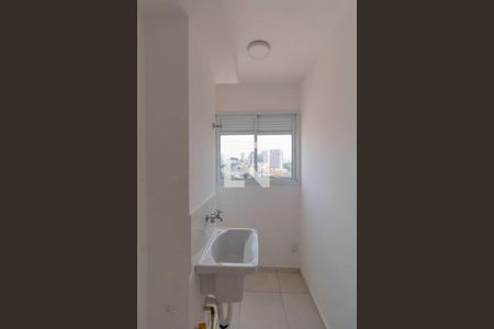 Cozinha e Área de Serviço Integrada  de apartamento para alugar com 1 quarto, 42m² em Vila Guilhermina, São Paulo