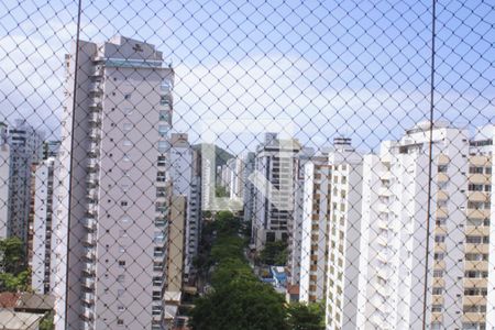 Vista da Sala de apartamento para alugar com 1 quarto, 145m² em Barra Funda, Guarujá