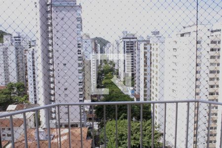 Vista da Sala de apartamento para alugar com 1 quarto, 145m² em Barra Funda, Guarujá