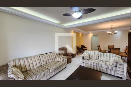 Sala de apartamento para alugar com 3 quartos, 170m² em Embaré, Santos