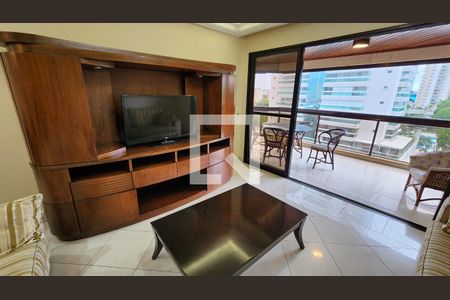 Sala de apartamento para alugar com 3 quartos, 170m² em Embaré, Santos