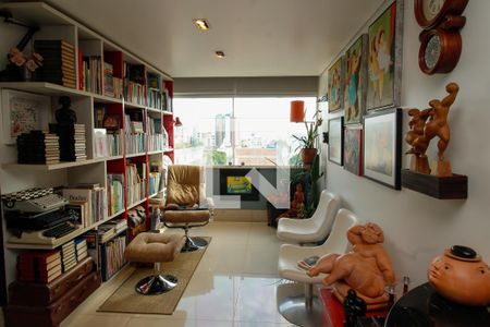 Extensão da Sala de apartamento à venda com 3 quartos, 179m² em Funcionários, Belo Horizonte
