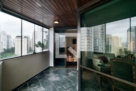 Varanda de apartamento à venda com 4 quartos, 350m² em Campo Belo, São Paulo