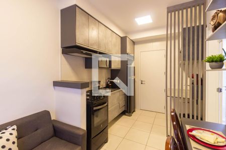 Sala e Cozinha de casa para alugar com 1 quarto, 28m² em Ferreira, São Paulo