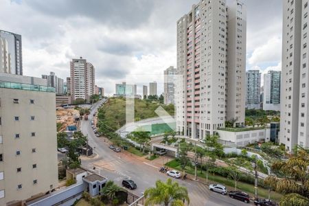 Varanda da Sala de apartamento para alugar com 1 quarto, 67m² em Vale do Sereno, Nova Lima