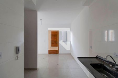 Sala e Cozinha Integrada  de apartamento para alugar com 1 quarto, 42m² em Vila Dalila, São Paulo