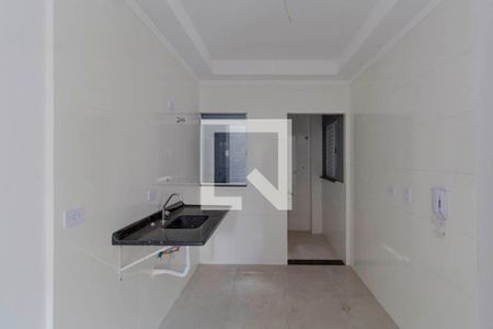 Sala e Cozinha Integrada  de apartamento para alugar com 1 quarto, 42m² em Vila Dalila, São Paulo