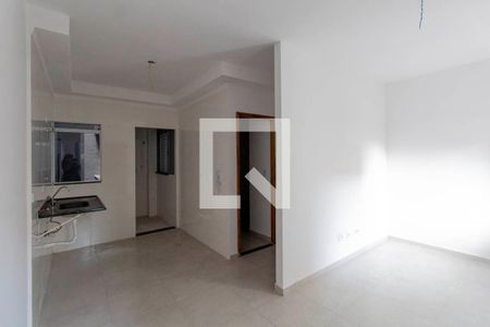 Sala e Cozinha Integrada  de apartamento para alugar com 1 quarto, 42m² em Vila Dalila, São Paulo