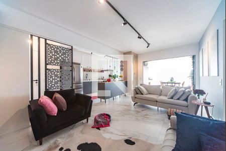 Sala de apartamento à venda com 3 quartos, 118m² em Vila Assunção, Santo André