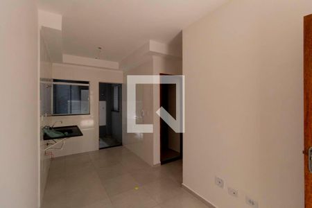Sala e Cozinha Integrada de apartamento para alugar com 2 quartos, 43m² em Vila Dalila, São Paulo