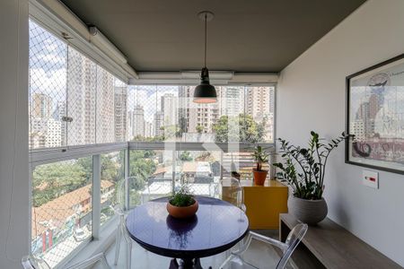 Sacada de apartamento à venda com 1 quarto, 46m² em Paraíso, São Paulo