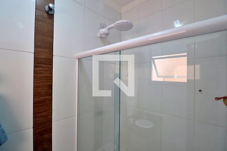 Banheiro do Quarto 1 - Suíte de apartamento para alugar com 2 quartos, 104m² em Vila Curuçá, Santo André