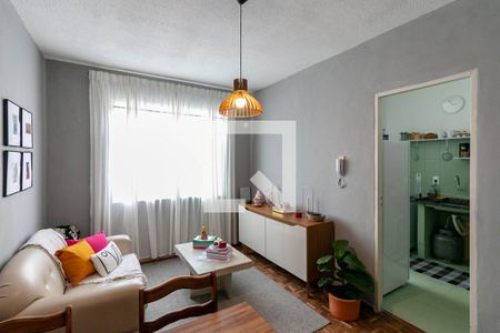 Sala de apartamento para alugar com 2 quartos, 52m² em Havaí, Belo Horizonte