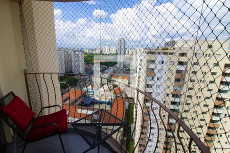 Varanda da Sala de apartamento à venda com 3 quartos, 107m² em Brás, São Paulo