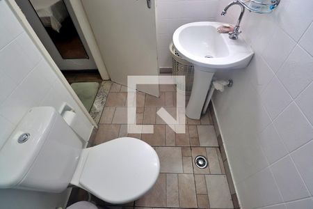 Banheiro do Quarto 1 - Suíte de casa à venda com 3 quartos, 171m² em Campestre, Santo André
