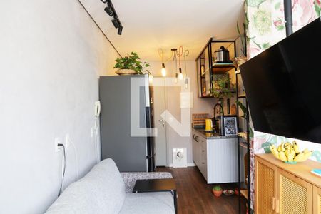 Sala/Quarto de kitnet/studio para alugar com 1 quarto, 29m² em Centro, São Paulo