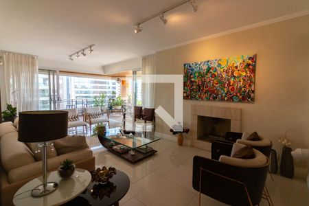 Sala 1 de apartamento para alugar com 3 quartos, 208m² em Cidade Monções, São Paulo