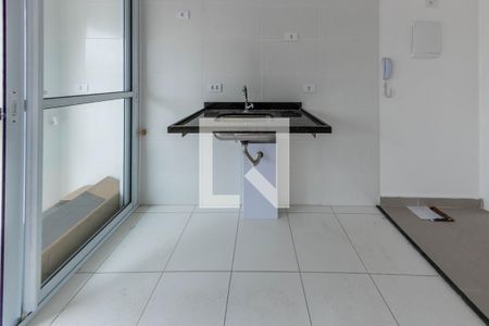 Sala/cozinha de apartamento para alugar com 1 quarto, 31m² em Parque da Vila Prudente, São Paulo