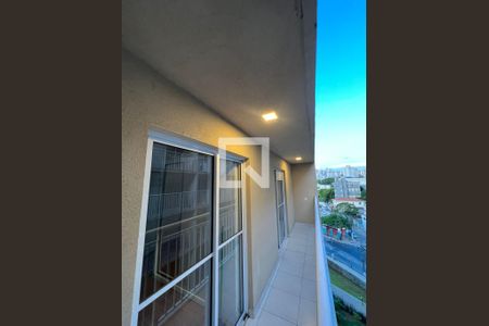Varanda da Sala de apartamento para alugar com 1 quarto, 38m² em Vila Palmeiras, São Paulo