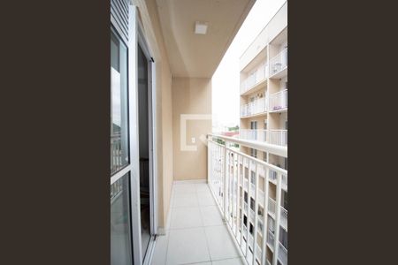 Varanda da Sala de apartamento para alugar com 1 quarto, 38m² em Vila Palmeiras, São Paulo