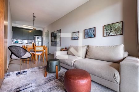 Sala de apartamento à venda com 2 quartos, 60m² em Vila Madalena, São Paulo