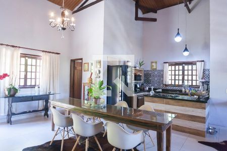 Sala de Jantar de casa de condomínio à venda com 3 quartos, 320m² em Vila do Ouro, Nova Lima