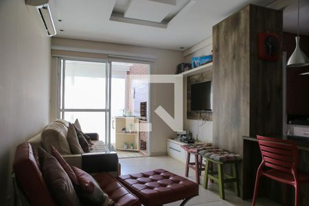 Sala de apartamento para alugar com 2 quartos, 77m² em José Menino, Santos