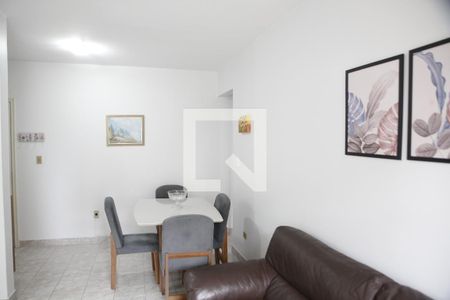 Sala de apartamento para alugar com 1 quarto, 52m² em Aviação, Praia Grande