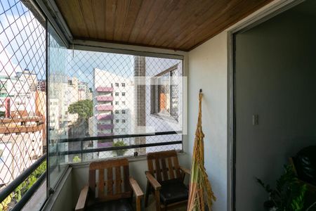 Varanda da Sala de apartamento à venda com 3 quartos, 104m² em Silveira, Belo Horizonte