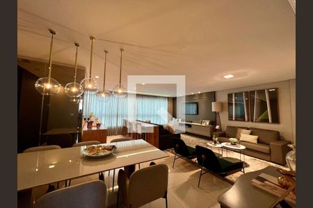 Sala de apartamento à venda com 4 quartos, 155m² em Buritis, Belo Horizonte
