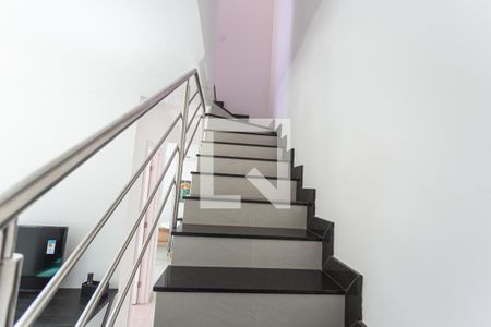 Escada de Acesso ao Segundo andar de apartamento à venda com 2 quartos, 57m² em Funcionários, Belo Horizonte