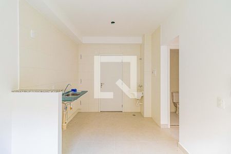 Sala Cozinha de apartamento para alugar com 2 quartos, 32m² em Jardim Celeste, São Paulo