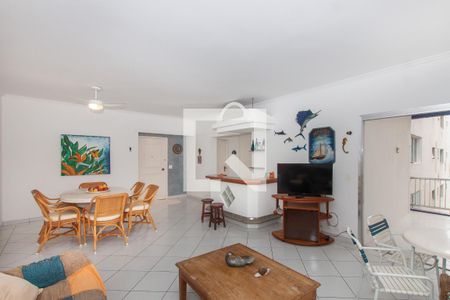 Sala de apartamento para alugar com 3 quartos, 145m² em Centro, Guarujá