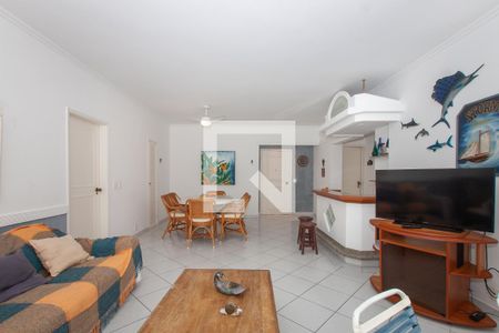 Sala de apartamento para alugar com 3 quartos, 145m² em Centro, Guarujá