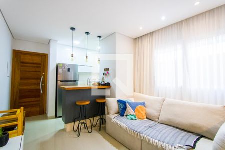 Sala de apartamento à venda com 2 quartos, 54m² em Jardim Paraíso, Santo André