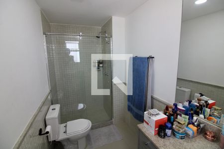 Banheiro da Suíte 1 de apartamento à venda com 3 quartos, 153m² em Recreio dos Bandeirantes, Rio de Janeiro