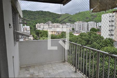 Varanda  de apartamento à venda com 4 quartos, 80m² em Riachuelo, Rio de Janeiro