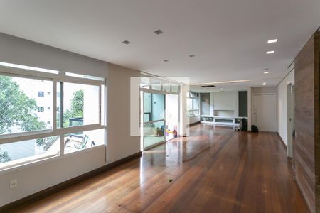 Sala de apartamento à venda com 4 quartos, 200m² em Santo Antônio, Belo Horizonte