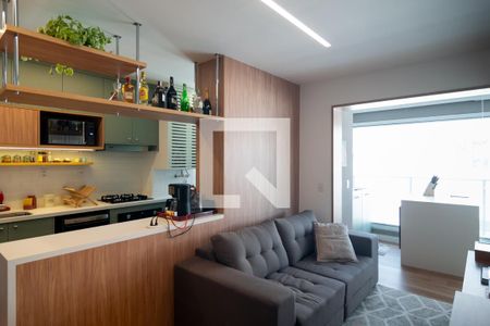 Sala de apartamento à venda com 2 quartos, 69m² em Jardim das Acácias, São Paulo