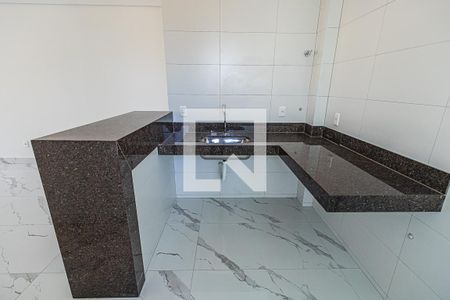 Sala / cozinha americana de apartamento à venda com 3 quartos, 69m² em Itapoã, Belo Horizonte