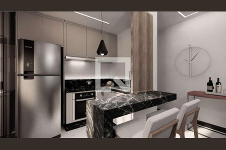 Cozinha  de apartamento à venda com 3 quartos, 201m² em Itapoã, Belo Horizonte
