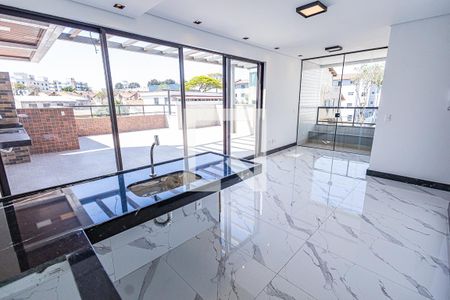 Apartamento à venda com 141m², 3 quartos e 3 vagasSala / cozinha americana