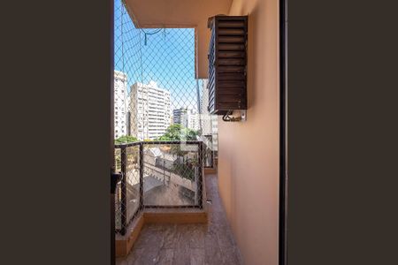 Sala/Cozinha - Varanda de apartamento para alugar com 1 quarto, 47m² em Jardim Paulista, São Paulo