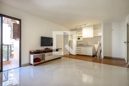 Sala/Cozinha de apartamento para alugar com 1 quarto, 47m² em Jardim Paulista, São Paulo