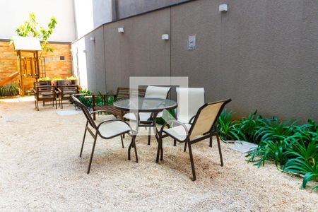 Área comum de kitnet/studio à venda com 1 quarto, 28m² em Mirandópolis, São Paulo