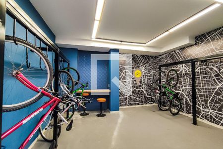 Área Comum - Bicicletário de apartamento à venda com 1 quarto, 30m² em Panamby, São Paulo