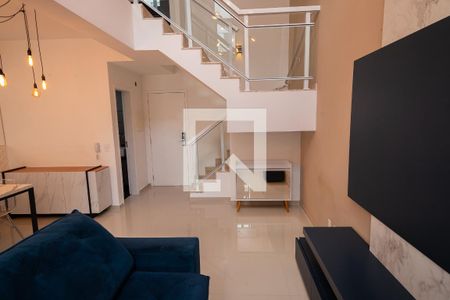 Sala de apartamento para alugar com 1 quarto, 65m² em Jardim do Mar, São Bernardo do Campo